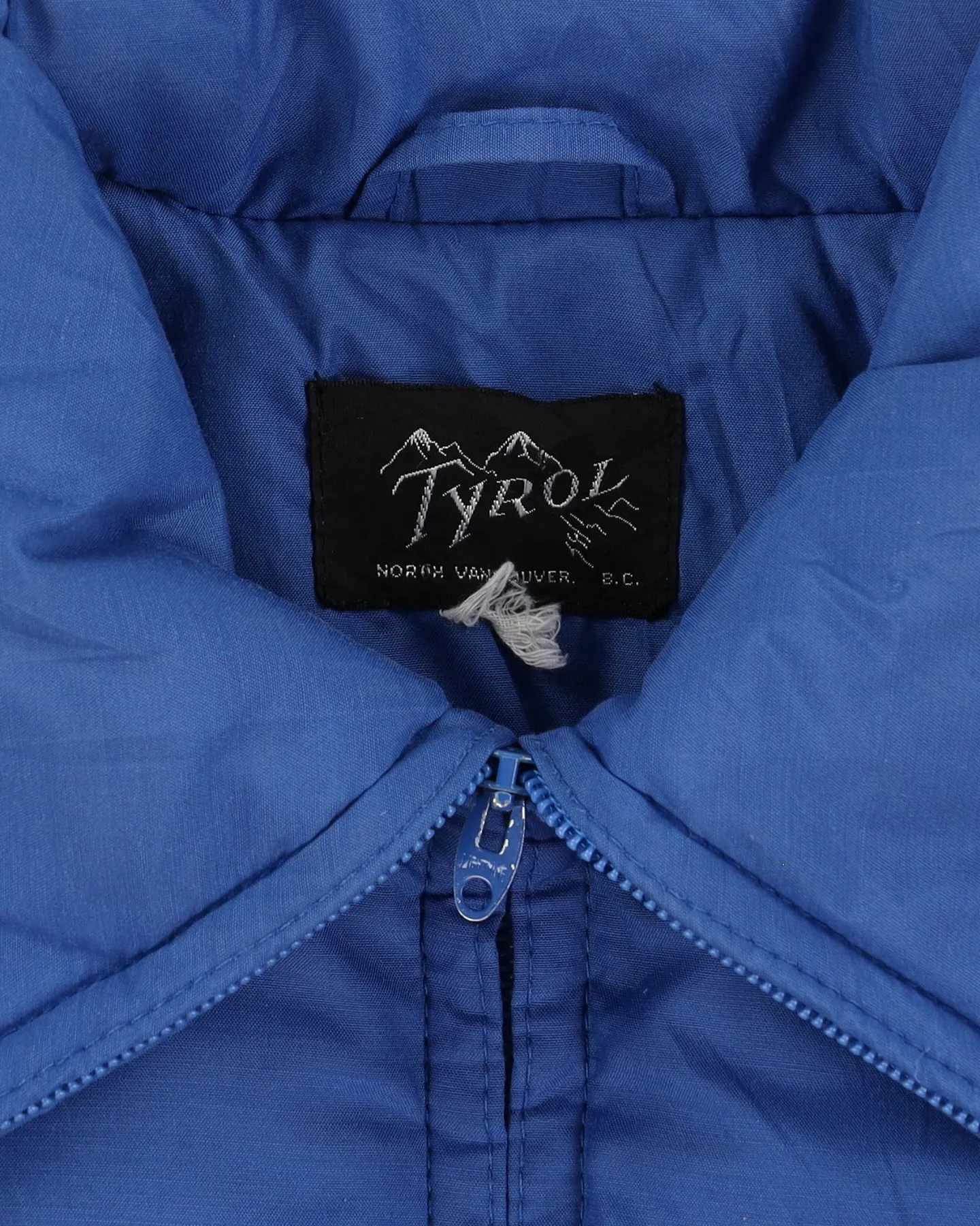 1980s Blue And White Short Ski Jacket - S