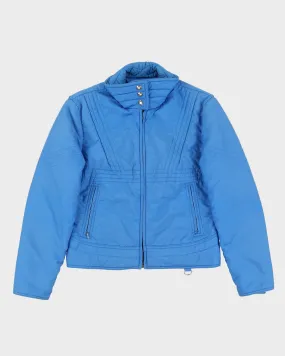 1980s Blue Short Ski Jacket - XS / S