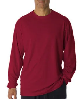 4104 Badger Adult B-Core Long-Sleeve Performance Tee Cardinal