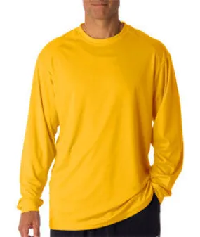 4104 Badger Adult B-Core Long-Sleeve Performance Tee Gold