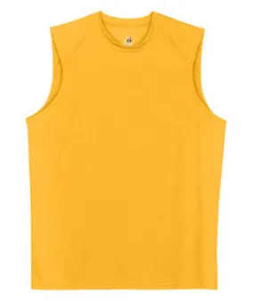 4130 Badger Sleeveless B-Dry Tee Gold