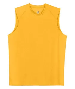 4130 Badger Sleeveless B-Dry Tee Gold