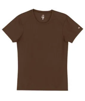 4160 Badger Ladies' B-Core Short-Sleeve Performance Tee Brown