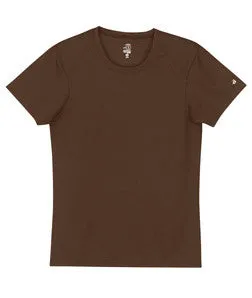 4160 Badger Ladies' B-Core Short-Sleeve Performance Tee Brown