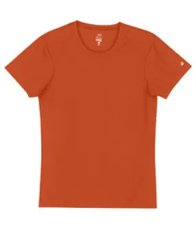 4160 Badger Ladies' B-Core Short-Sleeve Performance Tee Burnt Orange