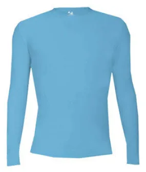 4604 Badger Adult B-Fit Long-Sleeve Performance Tee Columbia Blue