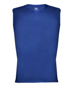 4631 Badger Adult Pro Compression Sleeveless Tee Royal