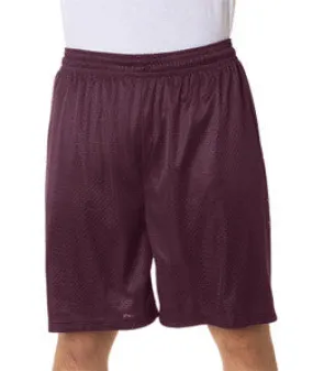 7209 Badger Adult Mesh/Tricot 9" Shorts Maroon