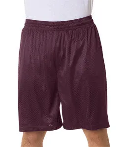 7209 Badger Adult Mesh/Tricot 9" Shorts Maroon