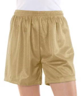 7216 Badger Ladies' Mesh/Tricot 5" Shorts Vegas Gold