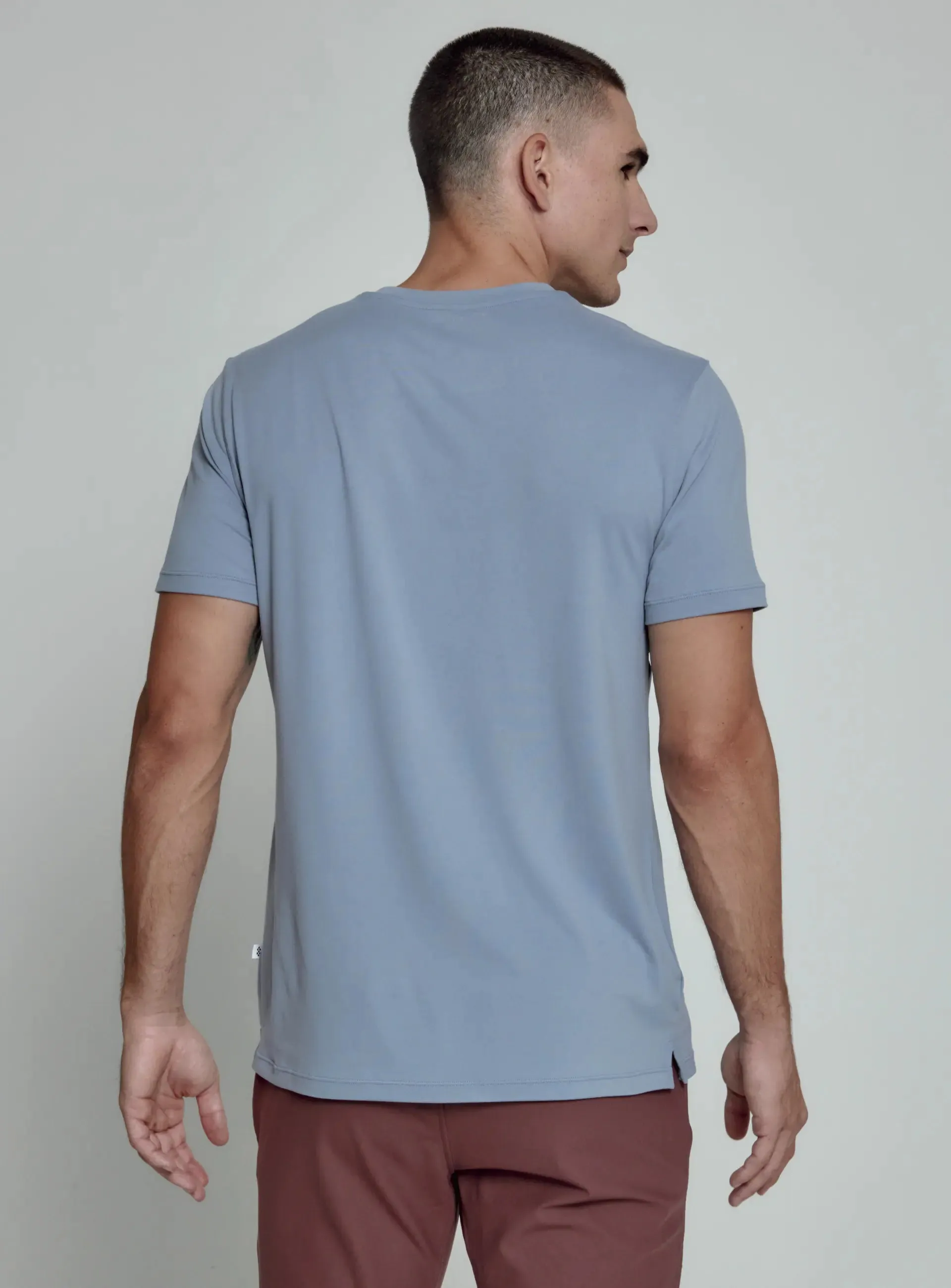 7DiamondsCore™ Crew Neck Tee in Thundercloud