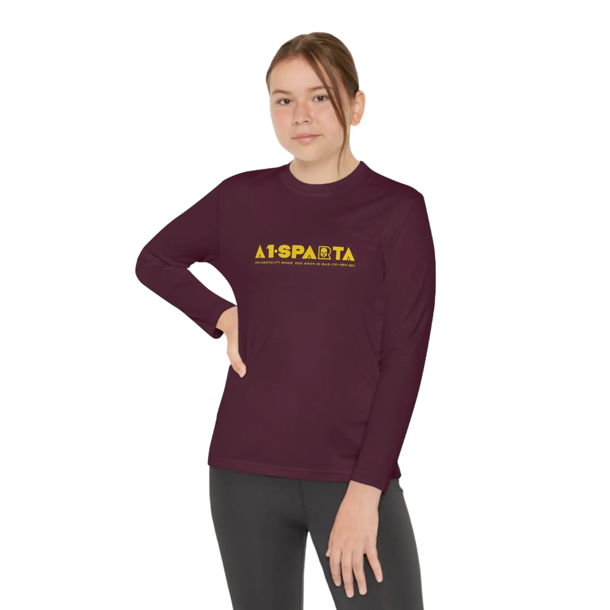 A1-Sparta Youth Long Sleeve Competitor Tee