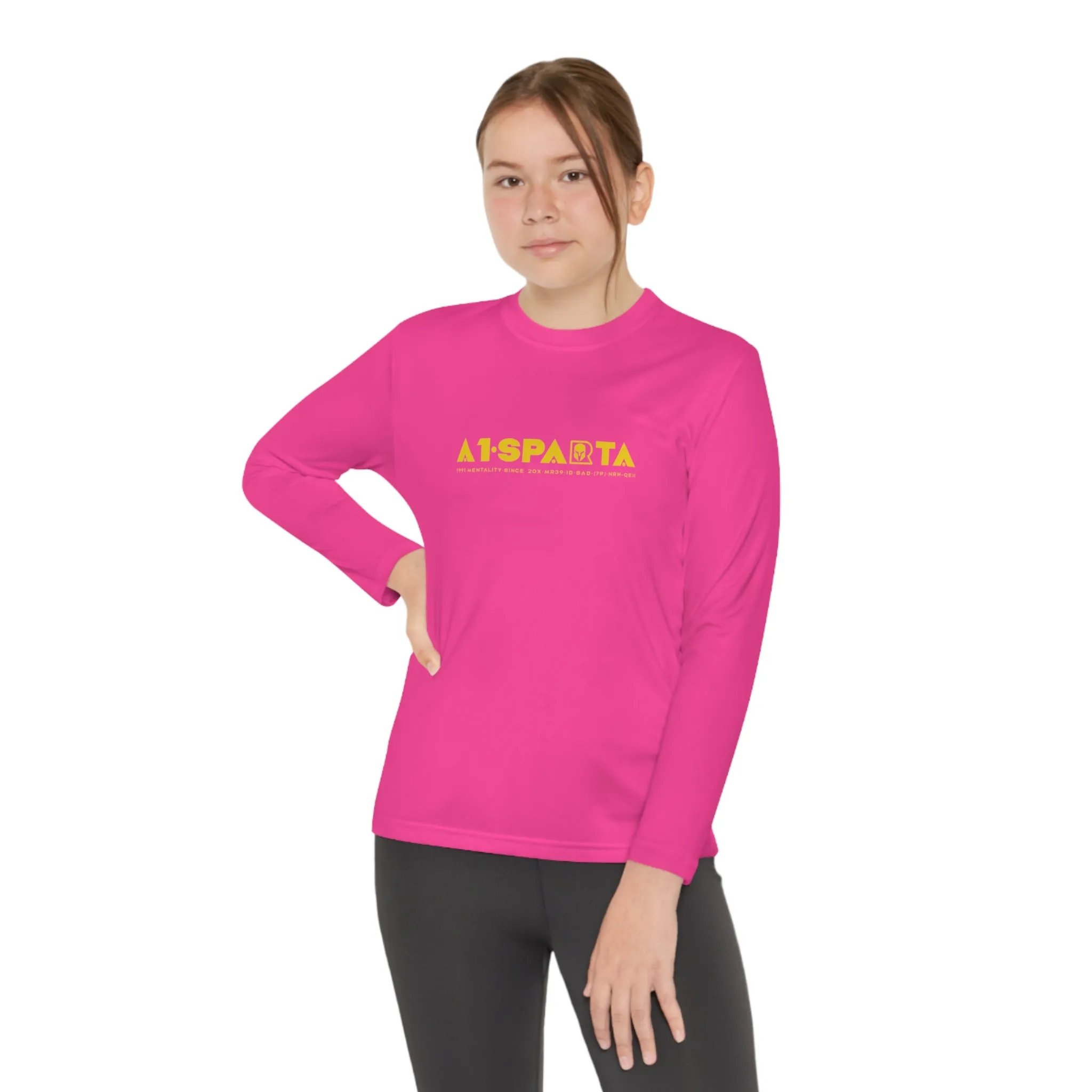 A1-Sparta Youth Long Sleeve Competitor Tee