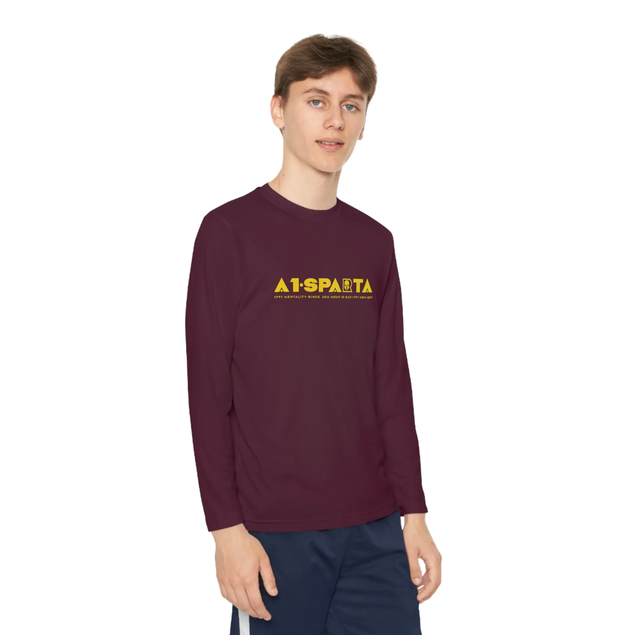 A1-Sparta Youth Long Sleeve Competitor Tee