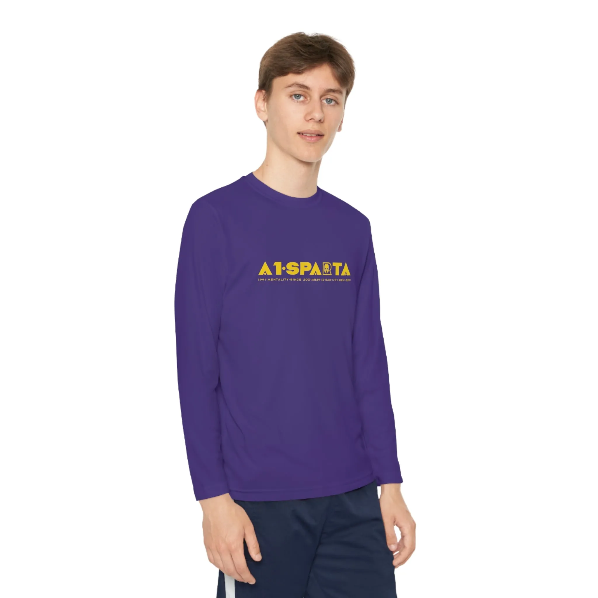 A1-Sparta Youth Long Sleeve Competitor Tee
