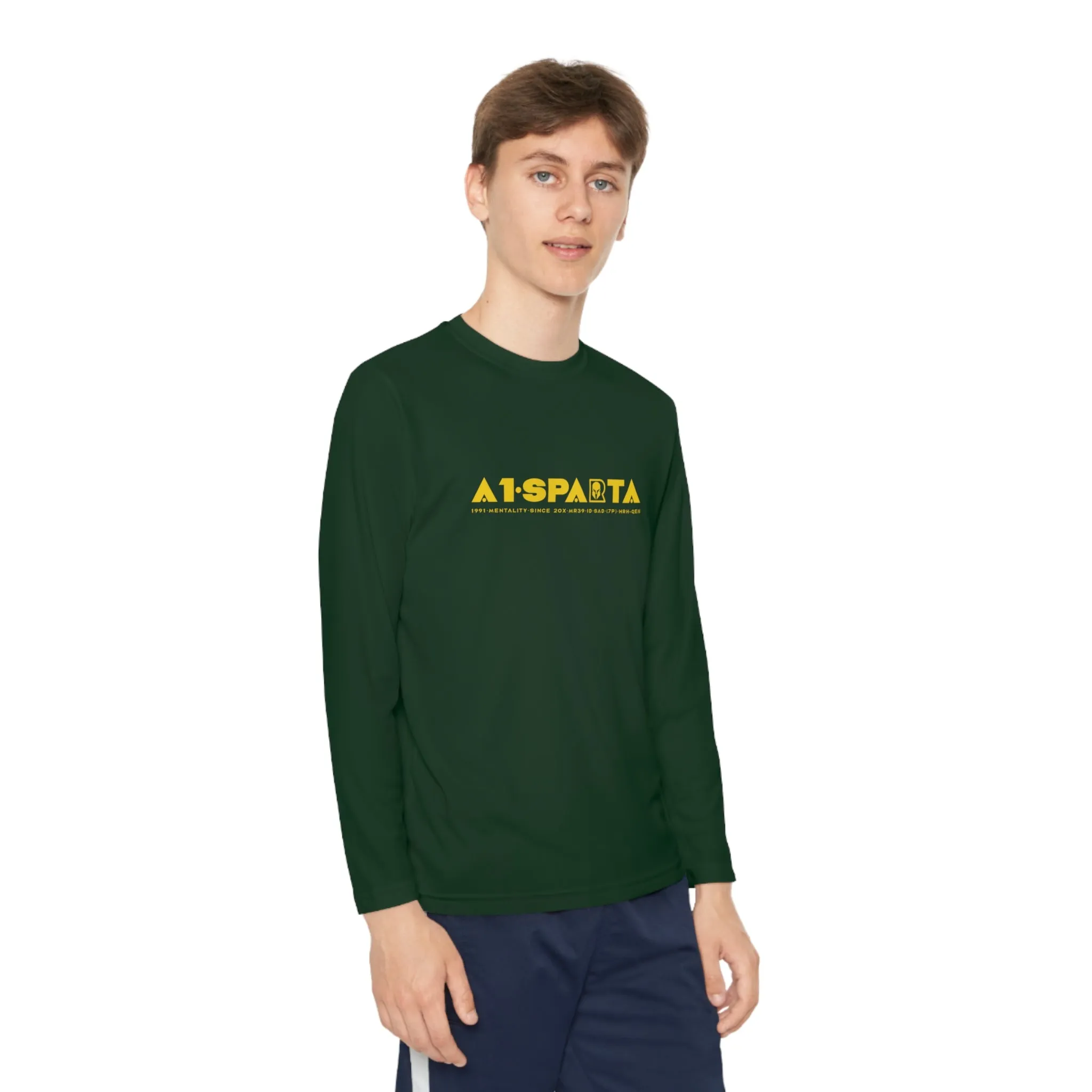 A1-Sparta Youth Long Sleeve Competitor Tee