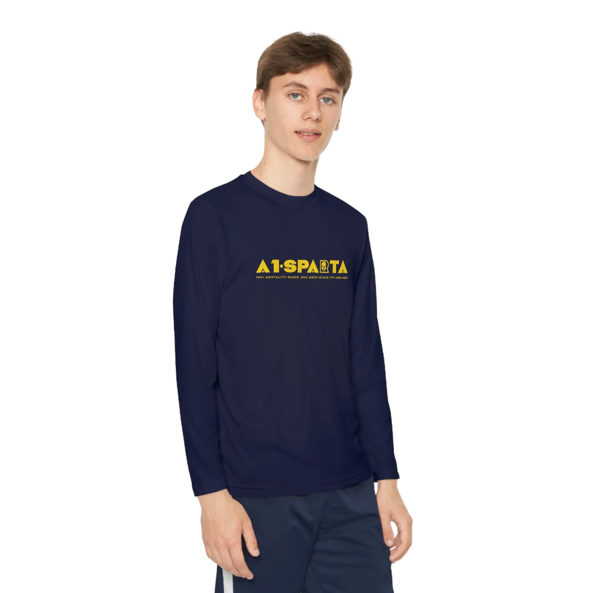 A1-Sparta Youth Long Sleeve Competitor Tee
