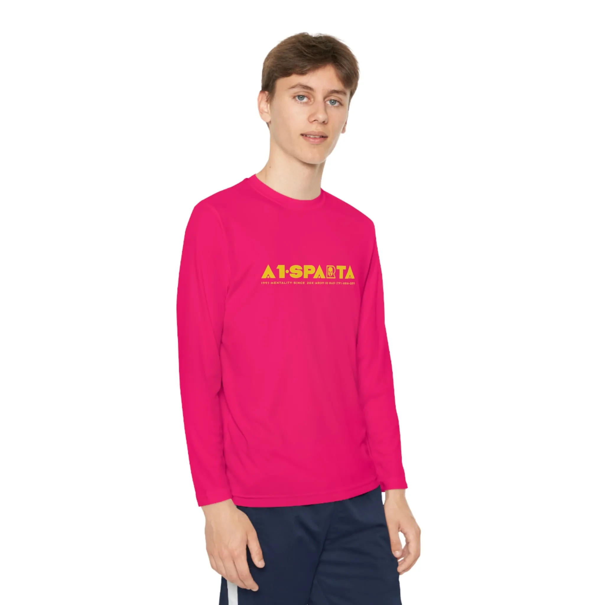 A1-Sparta Youth Long Sleeve Competitor Tee