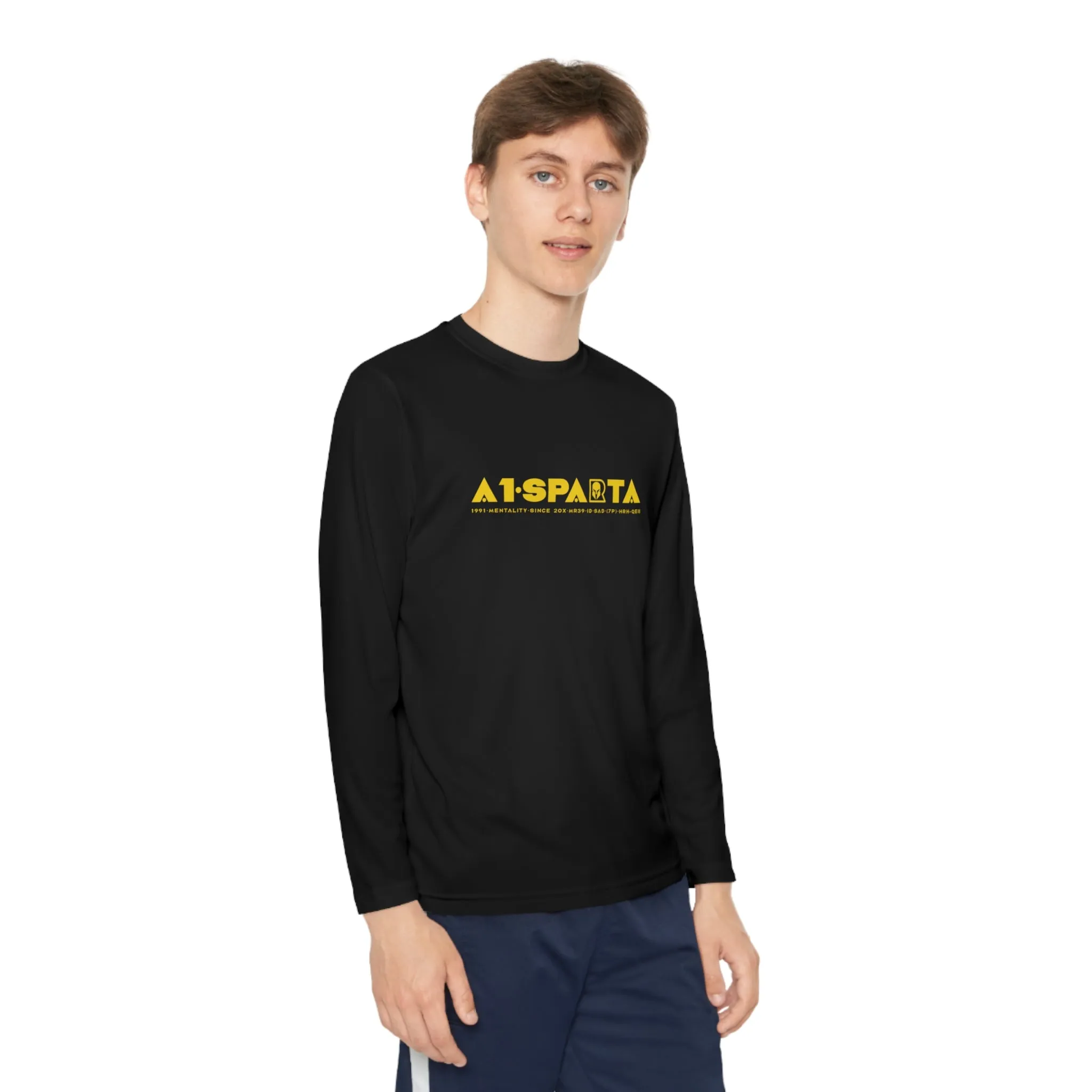 A1-Sparta Youth Long Sleeve Competitor Tee