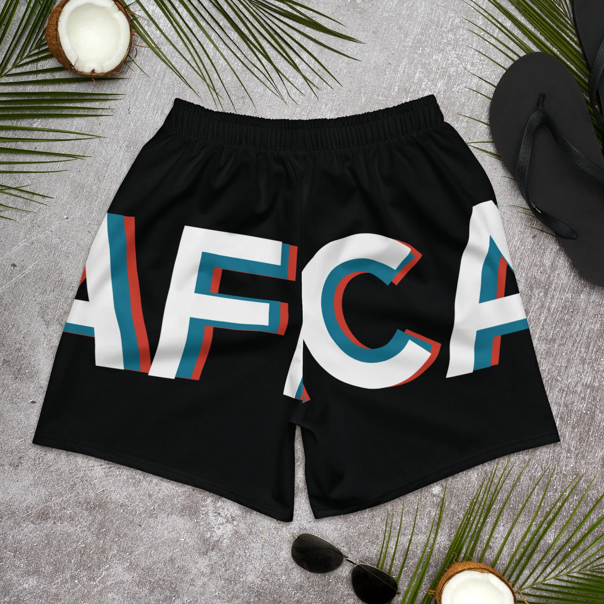 AFRICA GLOWS All-Over Print Unisex Athletic Long Shorts