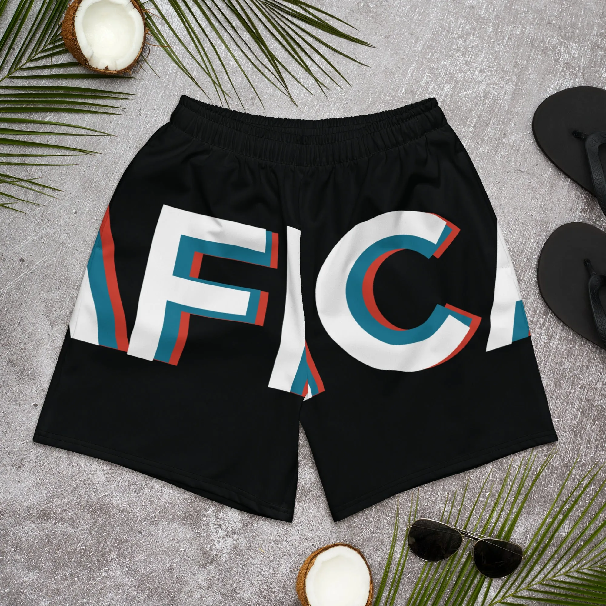 AFRICA GLOWS All-Over Print Unisex Athletic Long Shorts