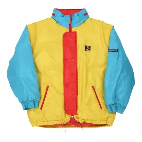 Age 12-13 Ski-Doo Ski Jacket - Large Block Colour Nylon