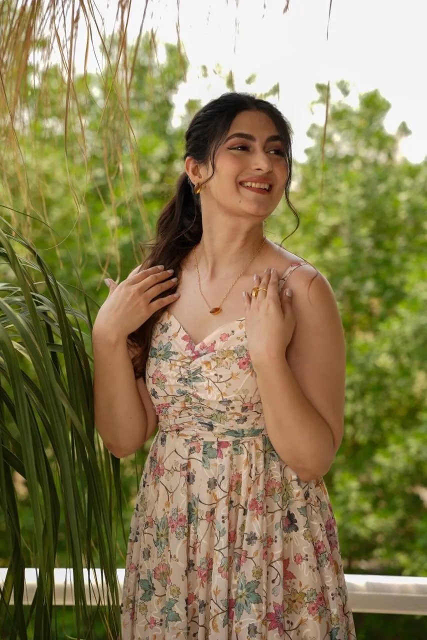 Berrylush Floral Flared Dress