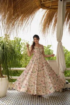 Berrylush Floral Flared Dress