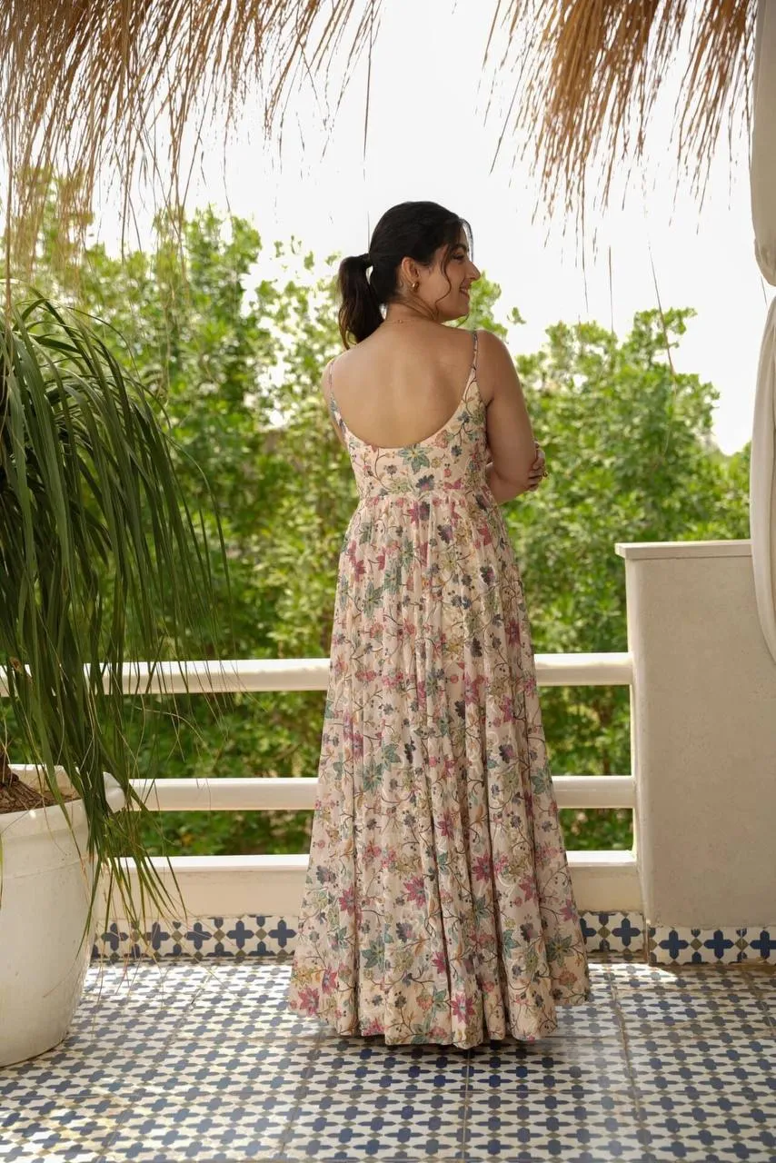Berrylush Floral Flared Dress