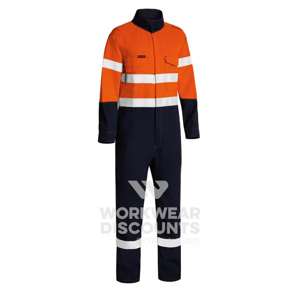 Bisley BC8186T Hi-Vis Taped Light Non-Vented FR Coverall