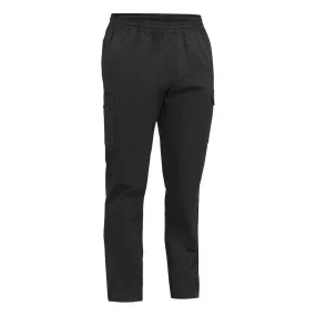 Bisley BPC6029 Stretch Elastic Waist Cargo Pants Black