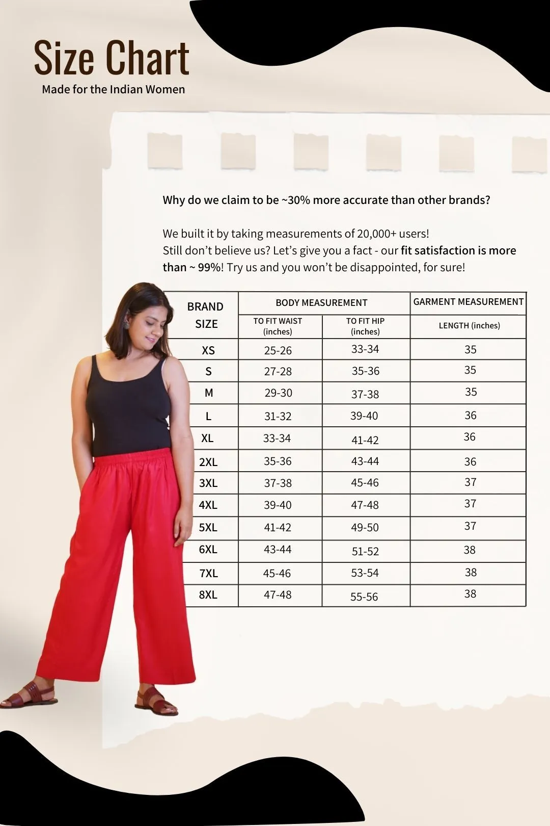 Black Rayon PrintedPalazzoPants - Trikona