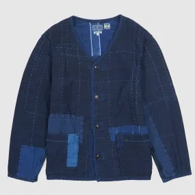 Blue Blue Japan Light Indigo Double Face Patchwork Sashiko Coverall