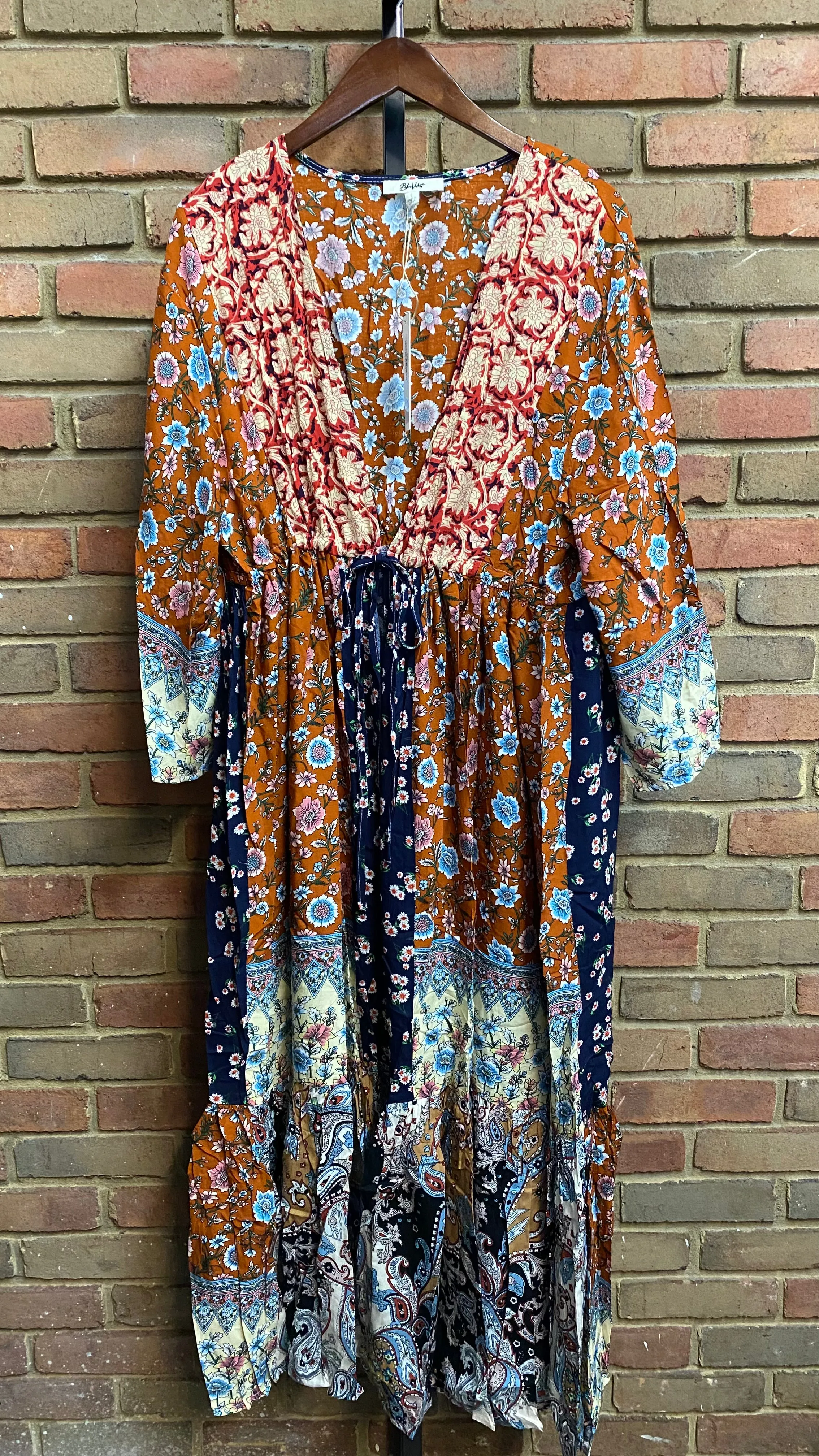 Boho Cardigan Burnt Orange #513