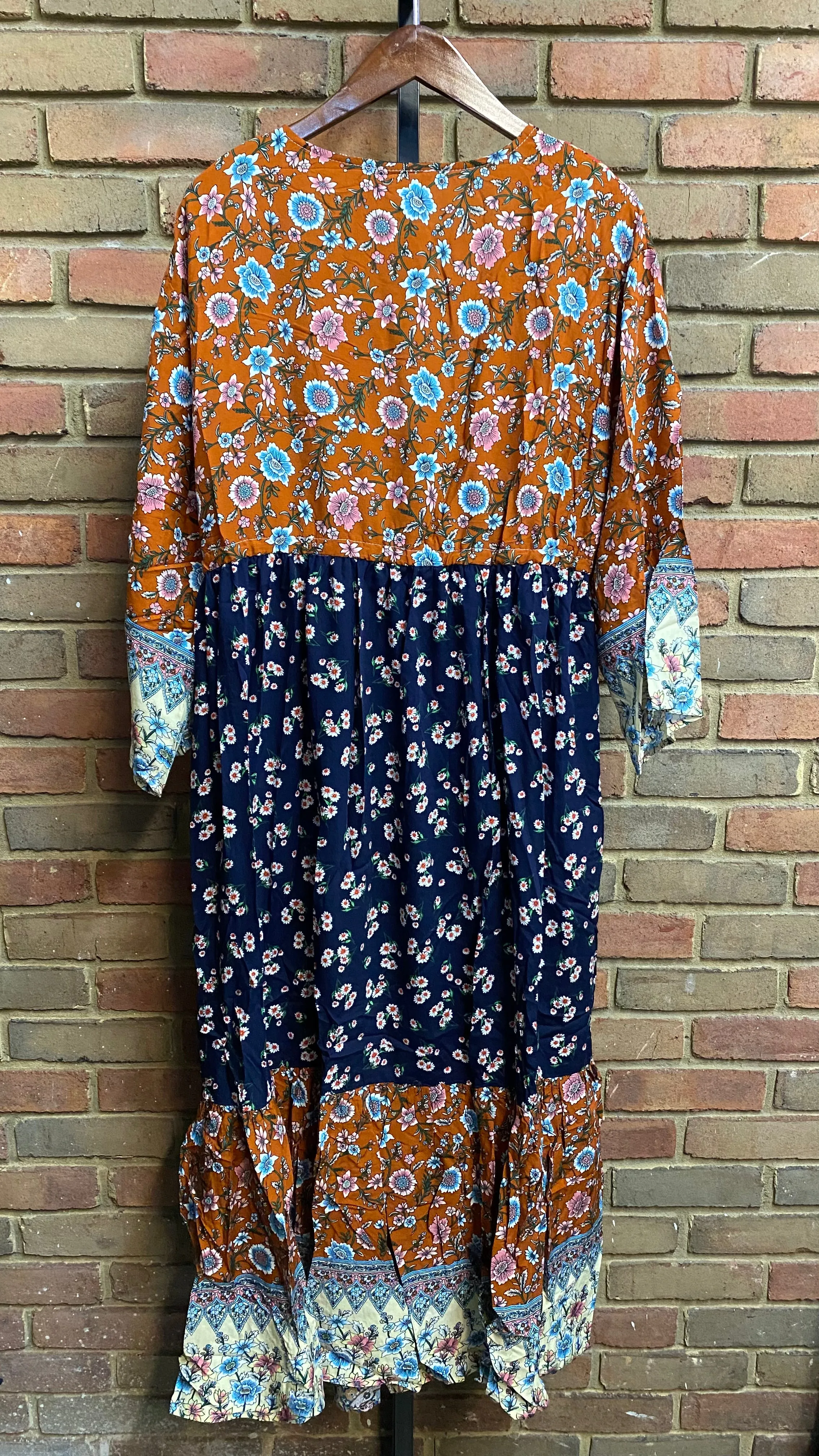 Boho Cardigan Burnt Orange #513
