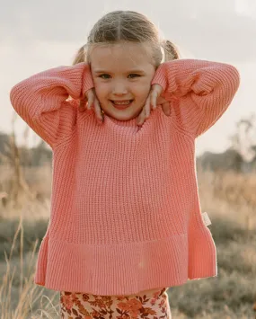 Bubblegum Chunky Knit Sweater