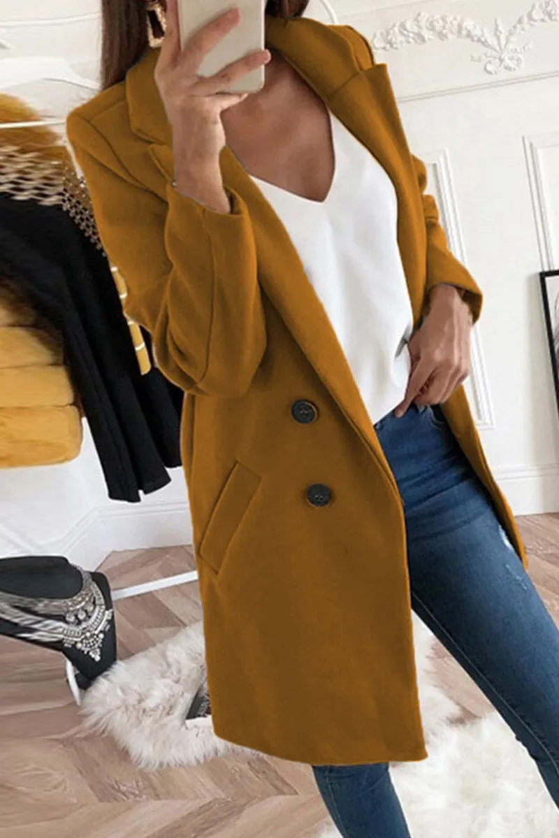 Casual Solid Patchwork Turndown Collar(9 colors)