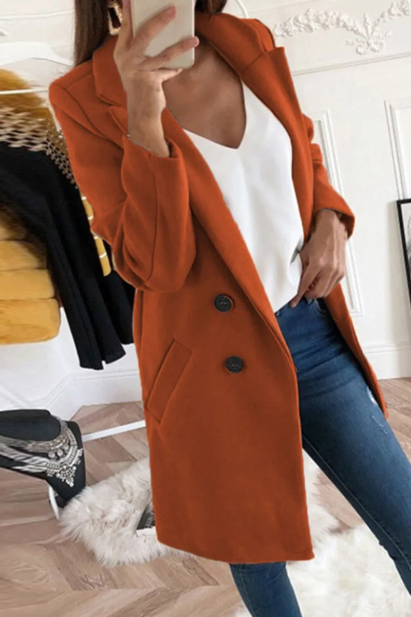 Casual Solid Patchwork Turndown Collar(9 colors)