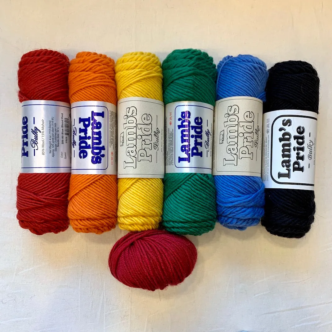 Colour Block Patchwork Cardigan Knitting Kit | Cascade 128 or Lamb's Pride Bulky & Knitting Pattern