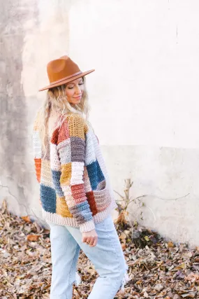 Crochet Kit - Patchwork Party Cardi