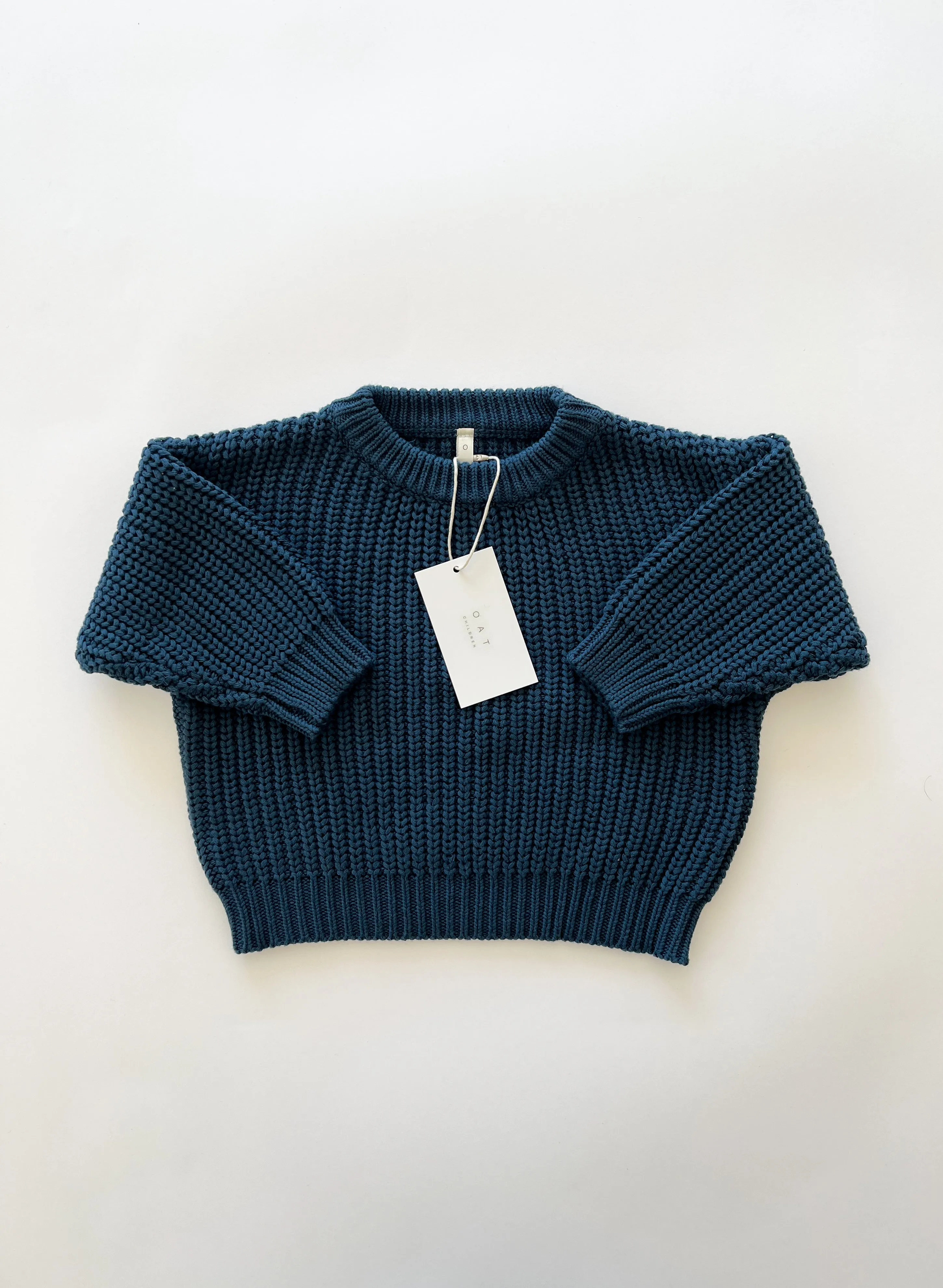 ‘Deep Blue’ Chunky Knit Sweater