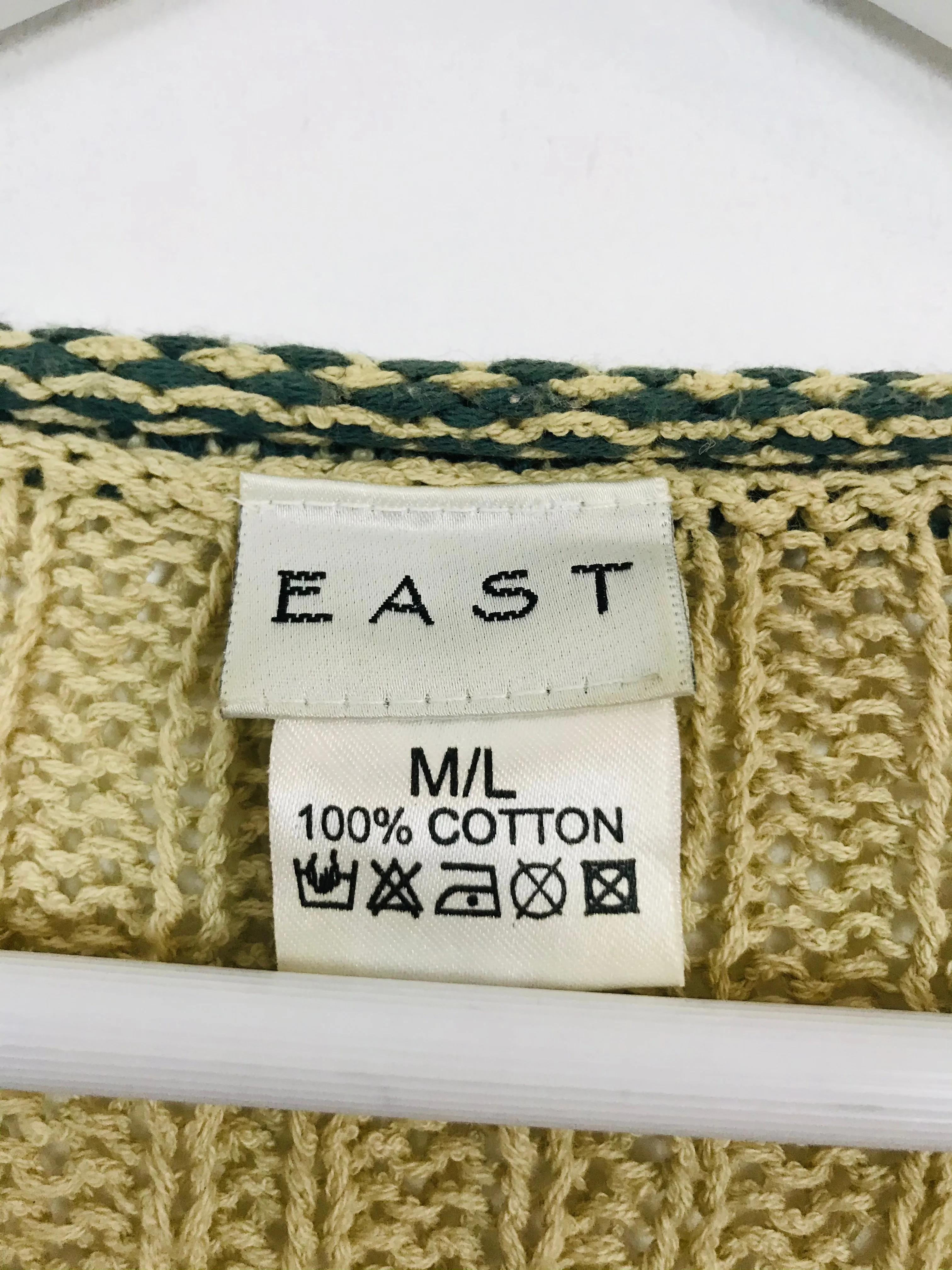 East Women’s Cottage Style Knitted Cardigan | UK 12-14 M/L | Brown