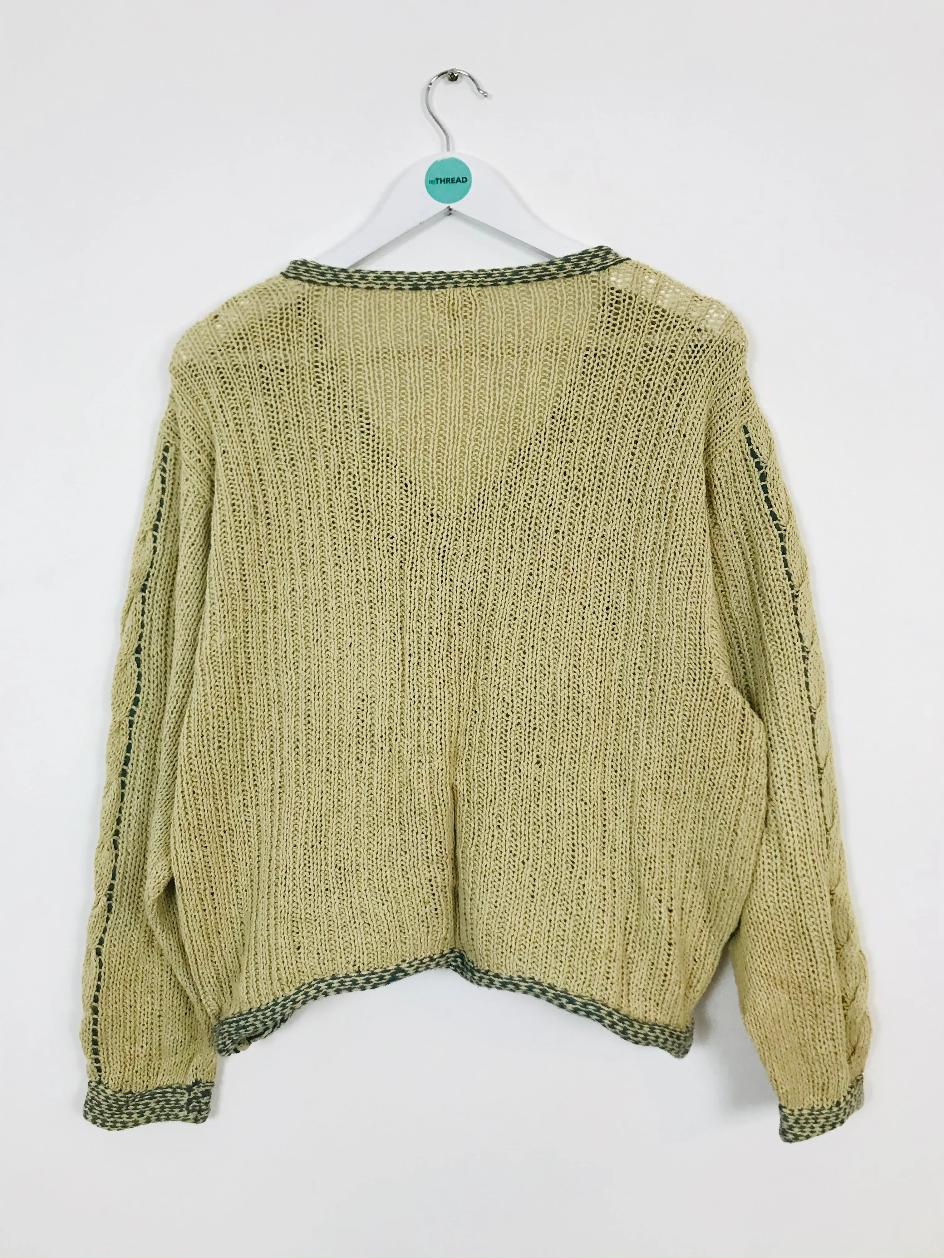 East Women’s Cottage Style Knitted Cardigan | UK 12-14 M/L | Brown