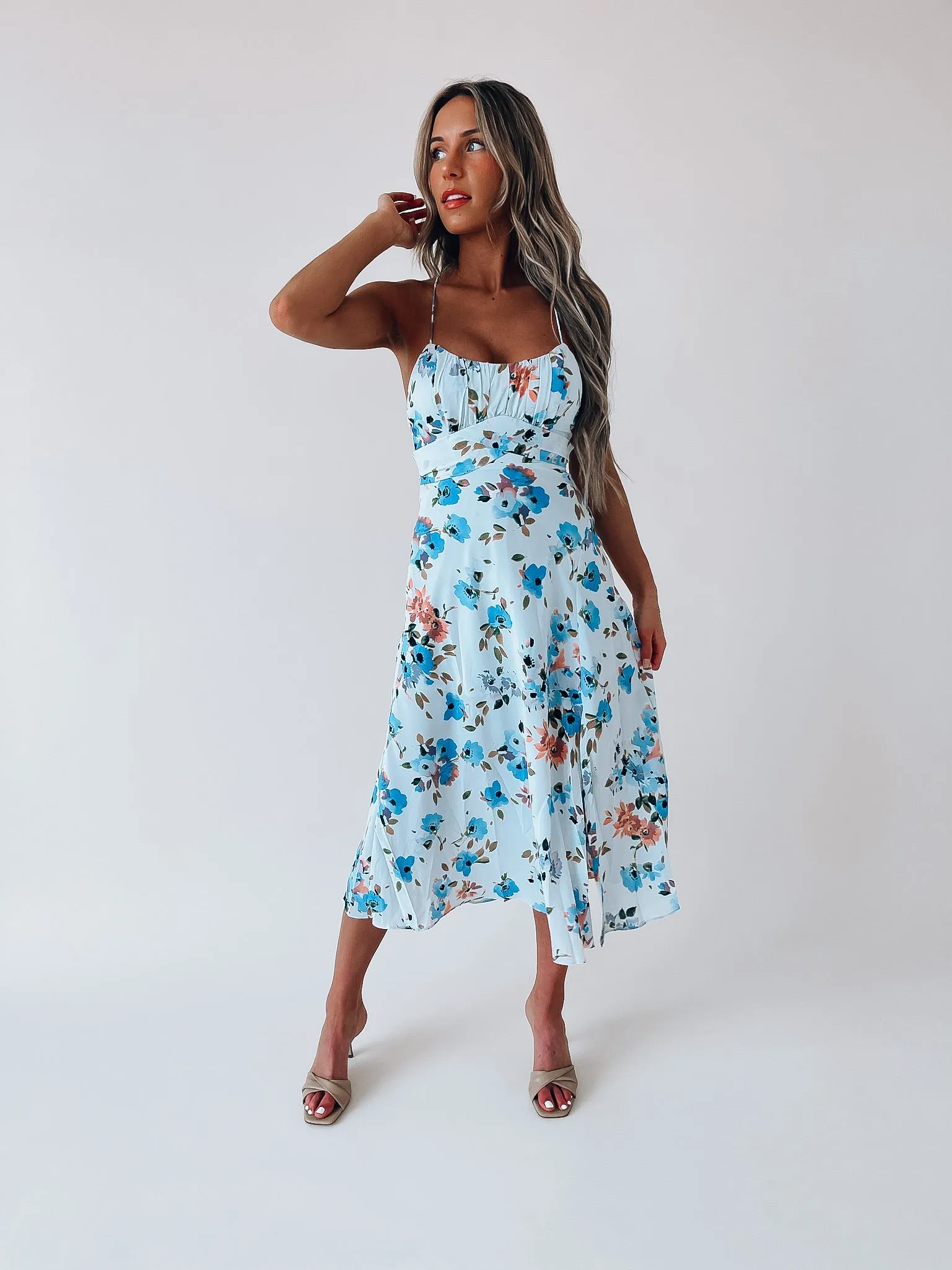 Eloise Floral Midi Dress