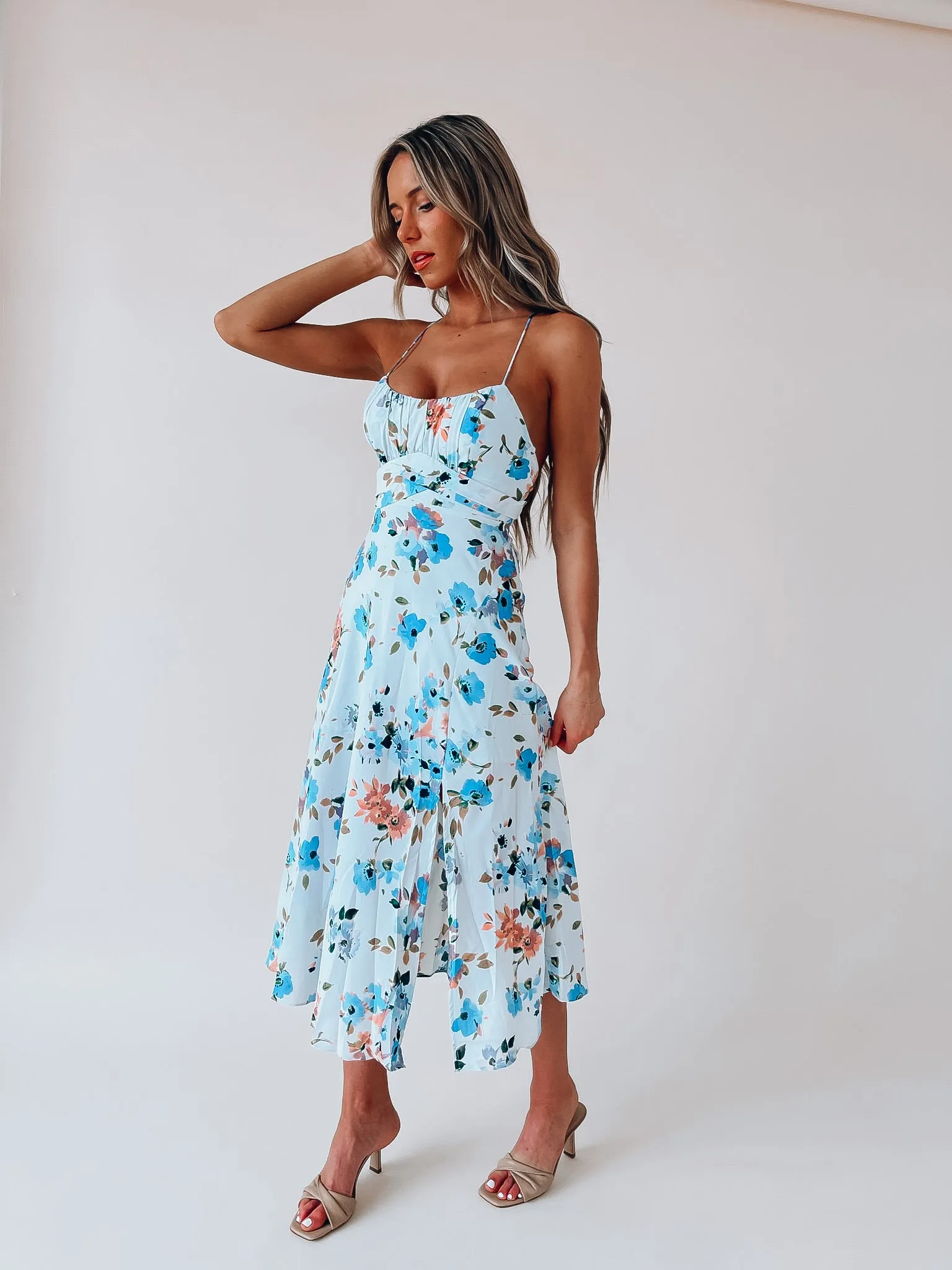 Eloise Floral Midi Dress