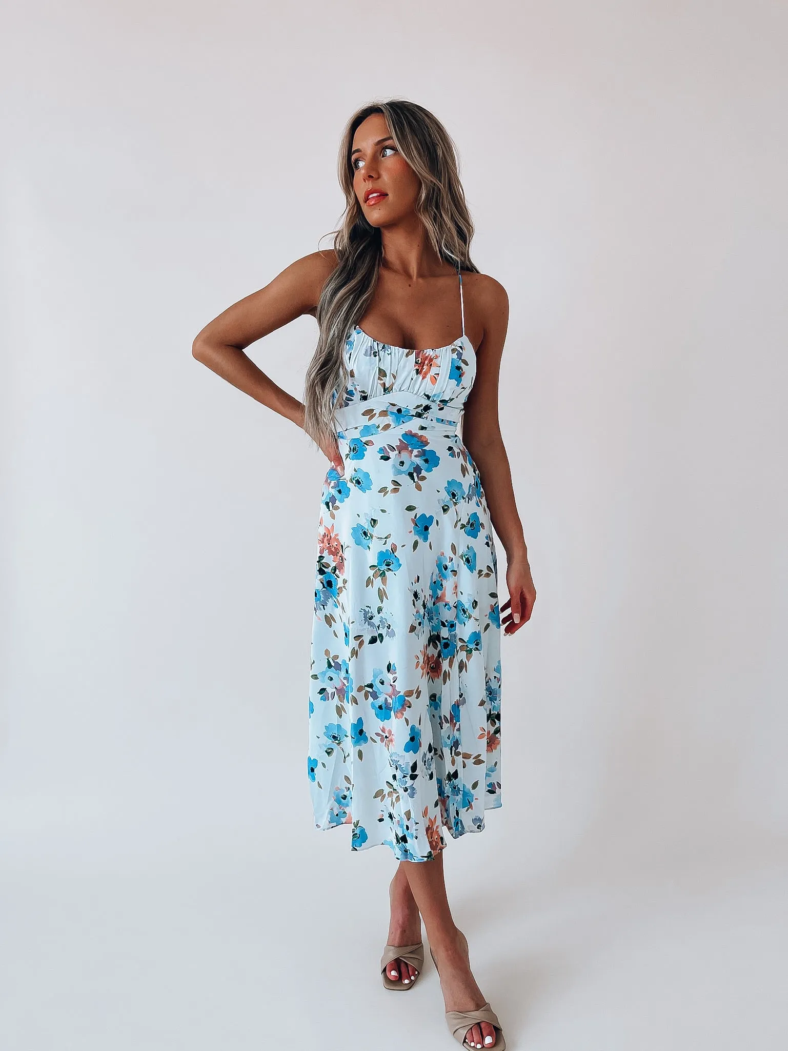 Eloise Floral Midi Dress
