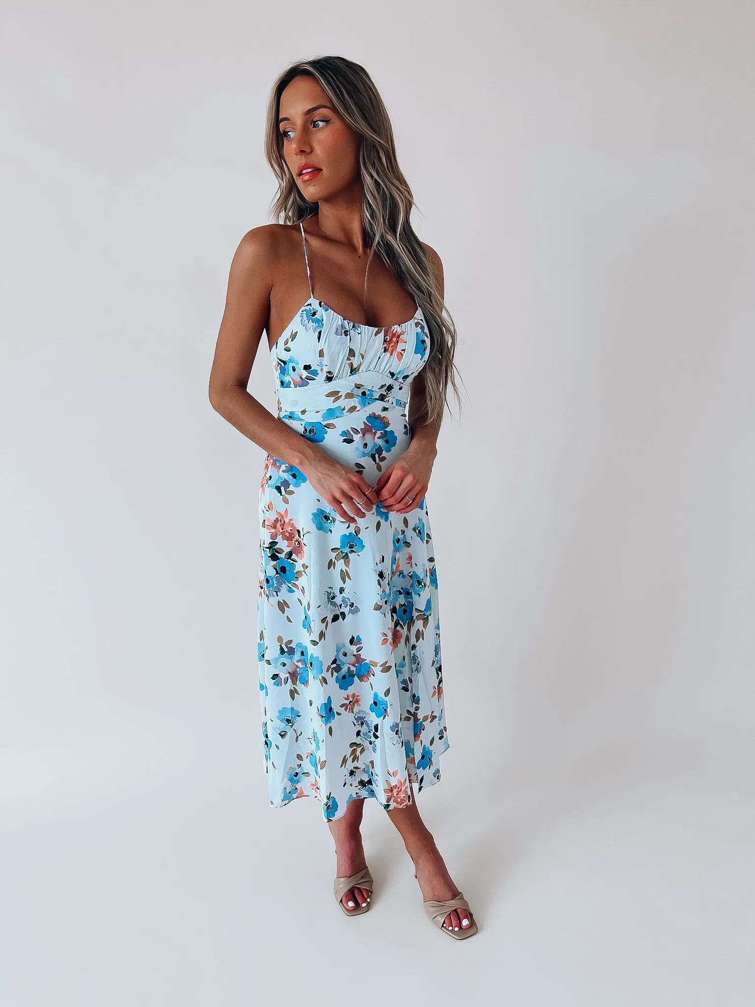 Eloise Floral Midi Dress
