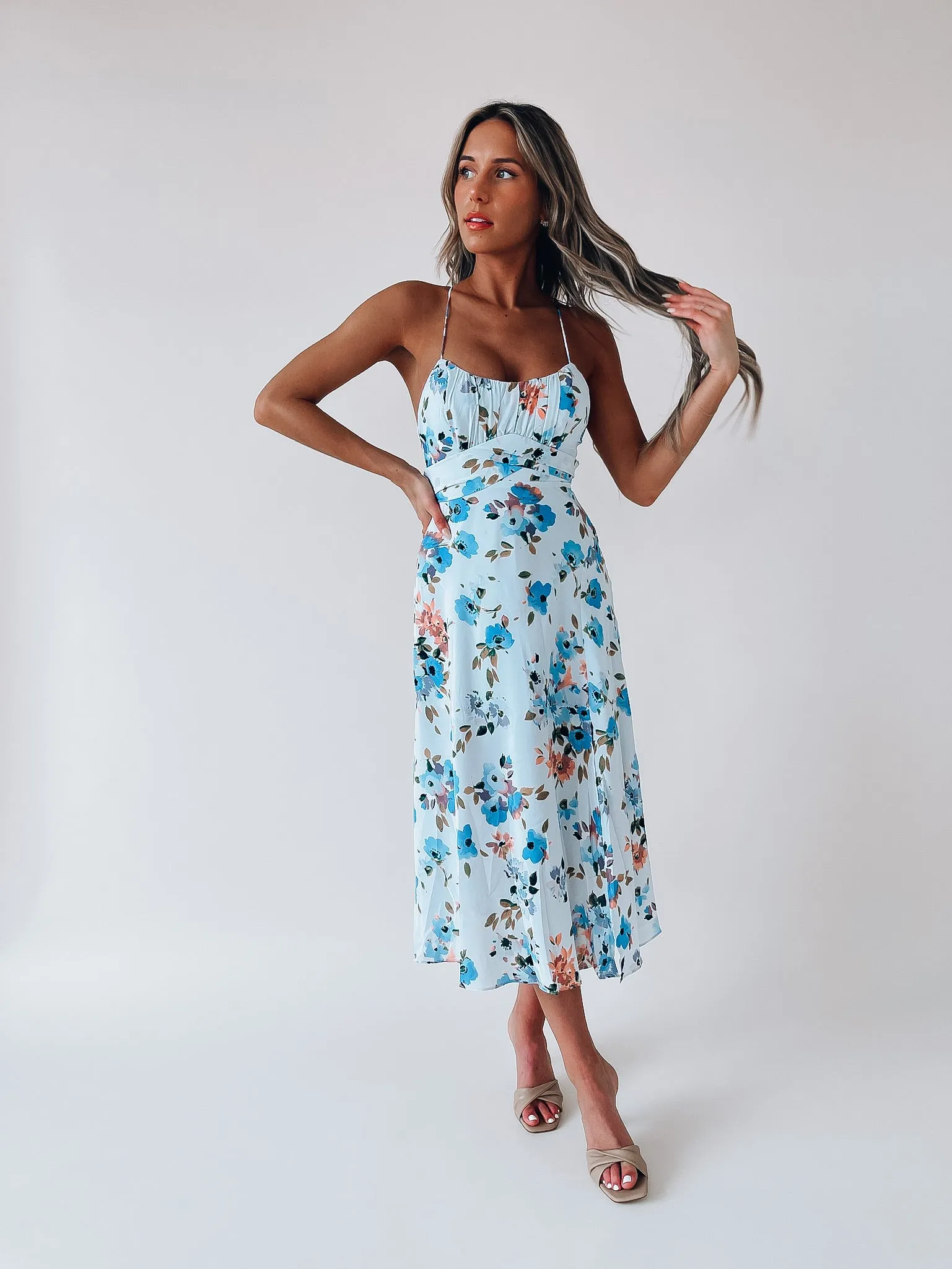 Eloise Floral Midi Dress