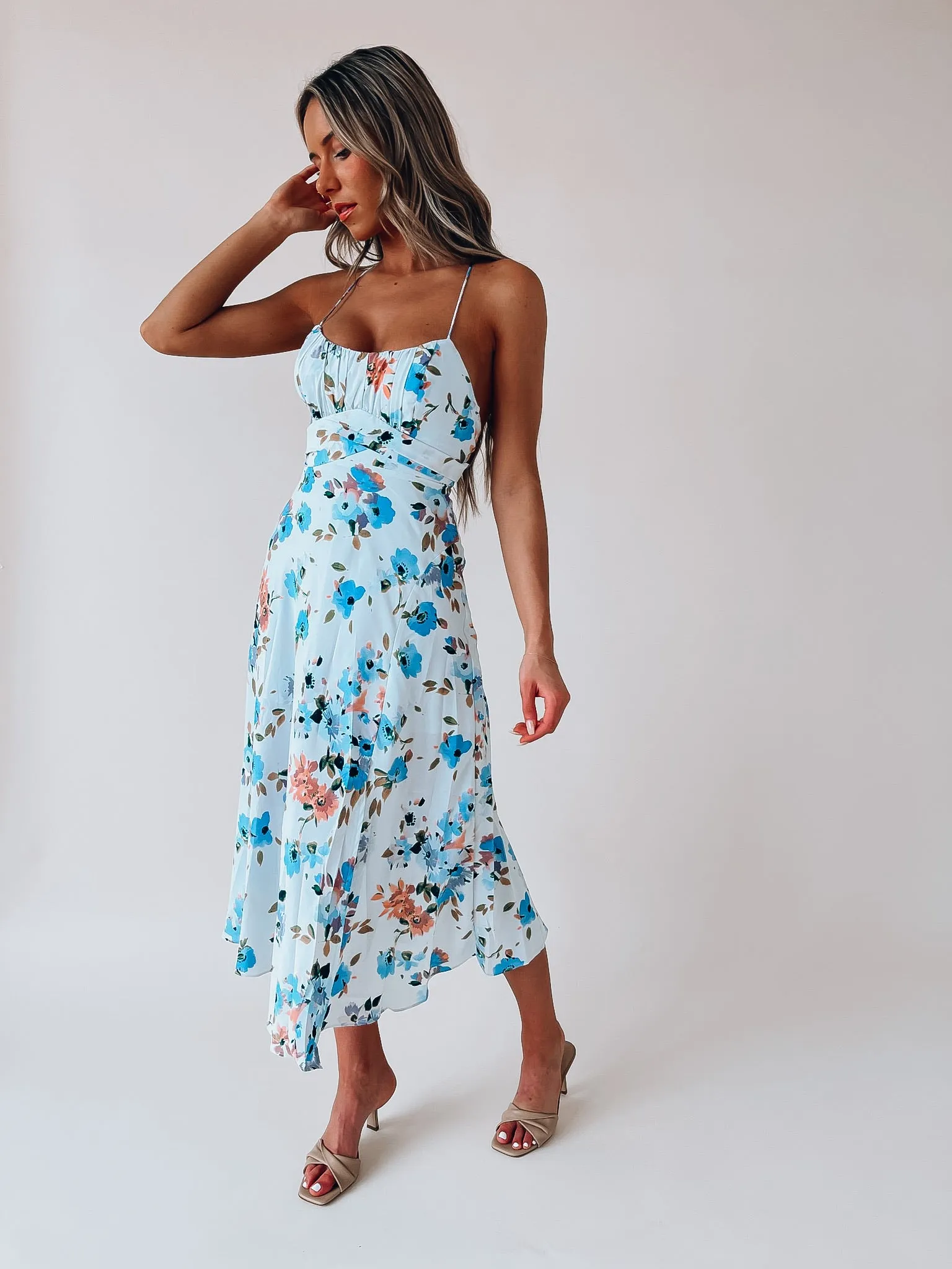 Eloise Floral Midi Dress