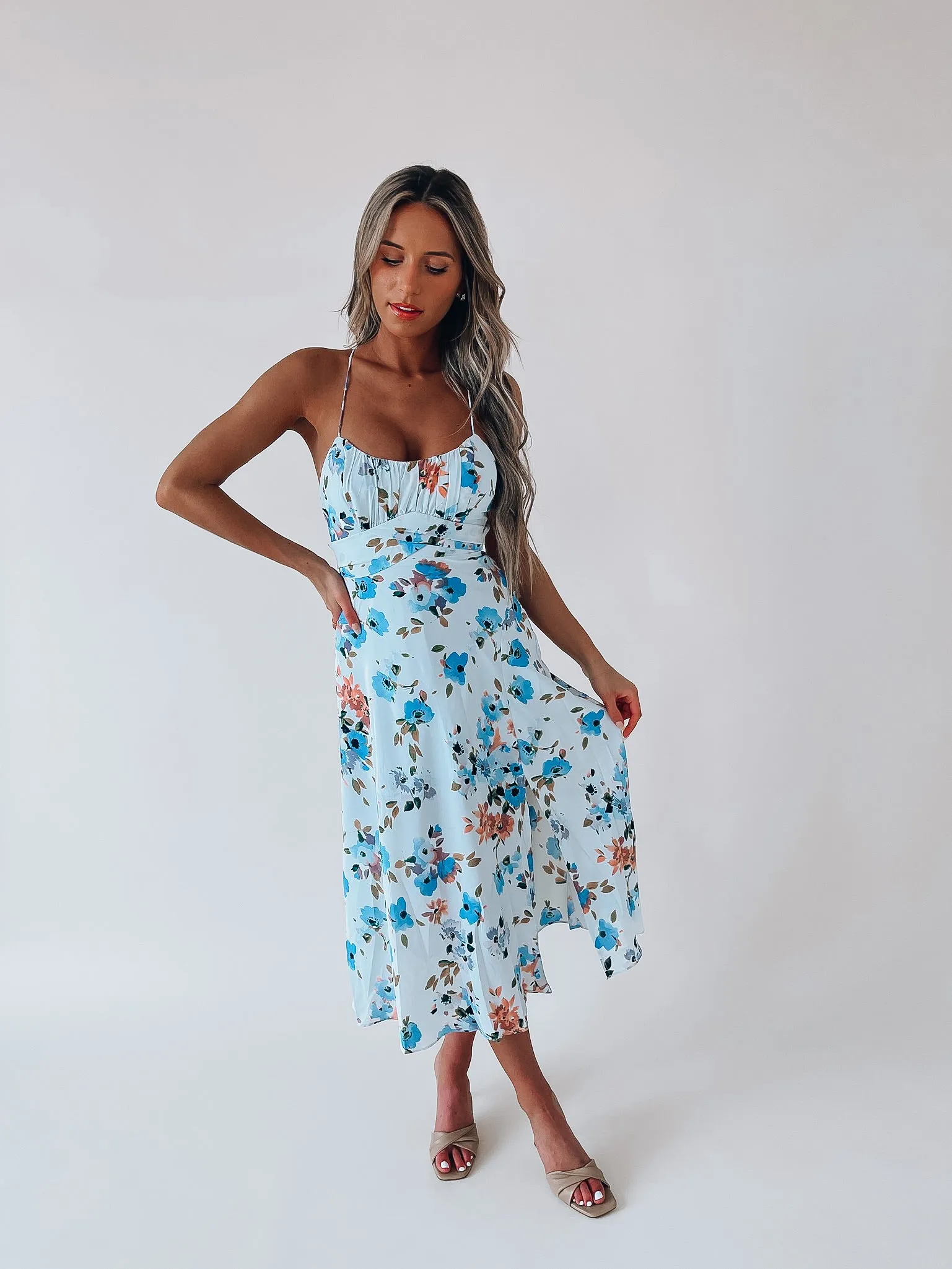 Eloise Floral Midi Dress